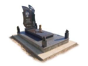 Гранитный комплекс на кладбище МК-10 - Фото 1